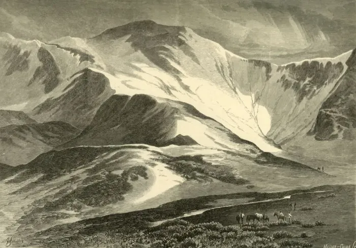 Framed Print : Summit of Grays Peak, 1874. Creator: Meeder & Chubb Framed Print : Summit of Grays Peak, 1874. Creator: Meeder & Chubb