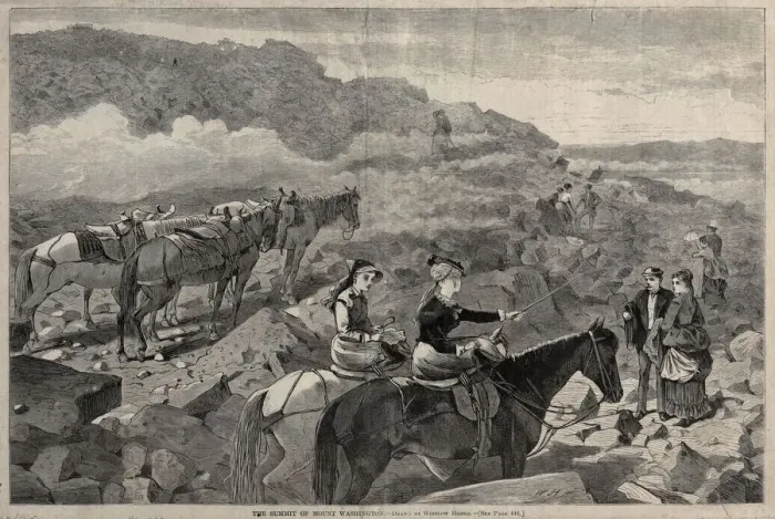 Framed Print : The Summit of Mount Washington, 1869. Creator: Winslow Homer (American, 1836-1910) Framed Print : The Summit of Mount Washington, 1869. Creator: Winslow Homer (American, 1836-1910)