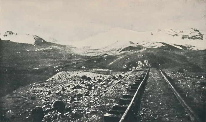 Framed Print : Summit of the Oroya Railway, 1916 Framed Print : Summit of the Oroya Railway, 1916