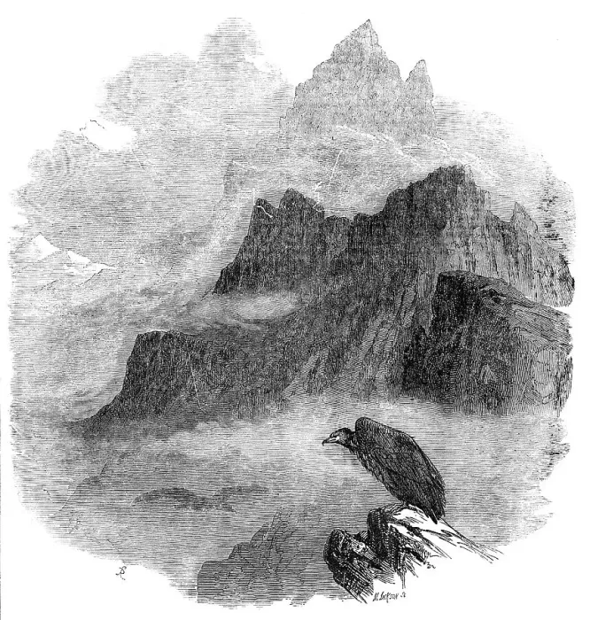 Framed Print : Summit of the Pic du Midi d'Osseau, Pyrenees, 1854. Creator: M. Jackson Framed Print : Summit of the Pic du Midi d'Osseau, Pyrenees, 1854. Creator: M. Jackson