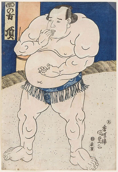 Sumo Wrestler Itadaki, 1843