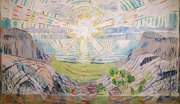 The Sun. Found in the Collection of Munch Museum, Oslo