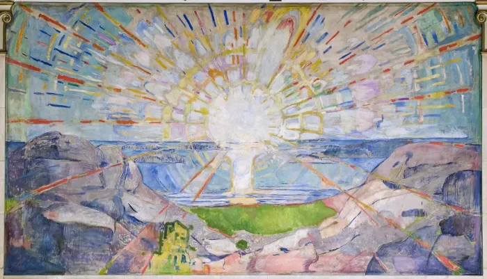 Framed Print : The Sun. Artist: Munch, Edvard (1863-1944) Framed Print : The Sun. Artist: Munch, Edvard (1863-1944)