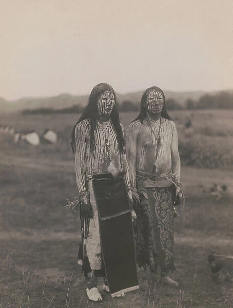 Sun dance pledgers-Cheyenne, c1910. Creator: Edward Sheriff Curtis