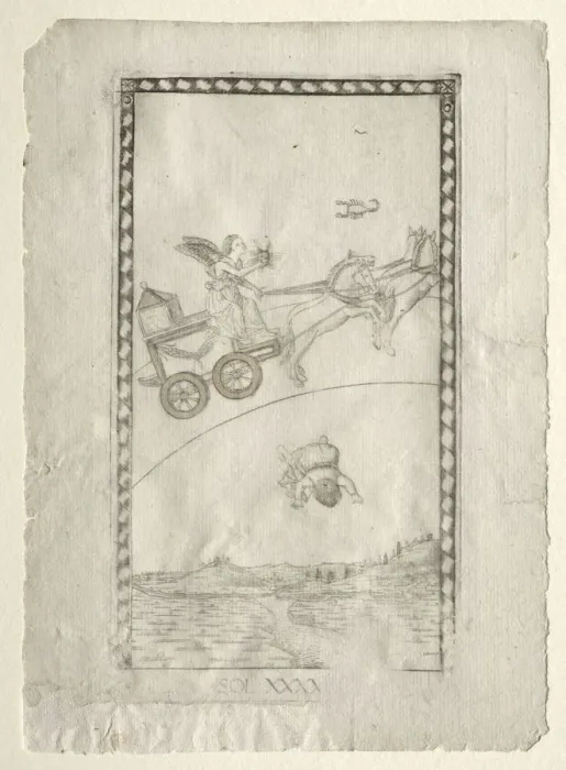 Framed Print : Sun (from the Tarocchi, series A: Firmaments of the Universe, #44), before 1467. Creator Framed Print : Sun (from the Tarocchi, series A: Firmaments of the Universe, #44), before 1467. Creator