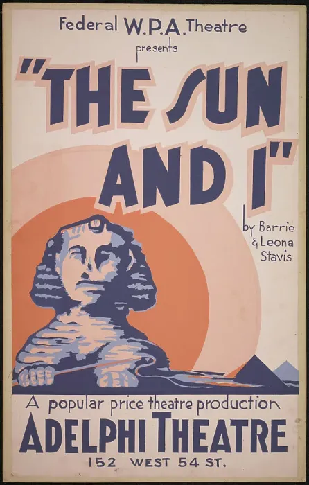 Framed Print : The Sun and I, New York, 1937. Creator: Unknown Framed Print : The Sun and I, New York, 1937. Creator: Unknown