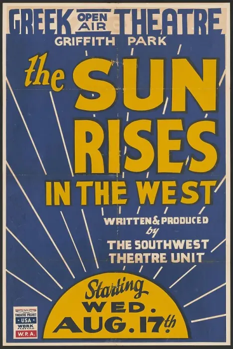 Framed Print : The Sun Rises in the West, Los Angeles, [193-]. Creator: Unknown
