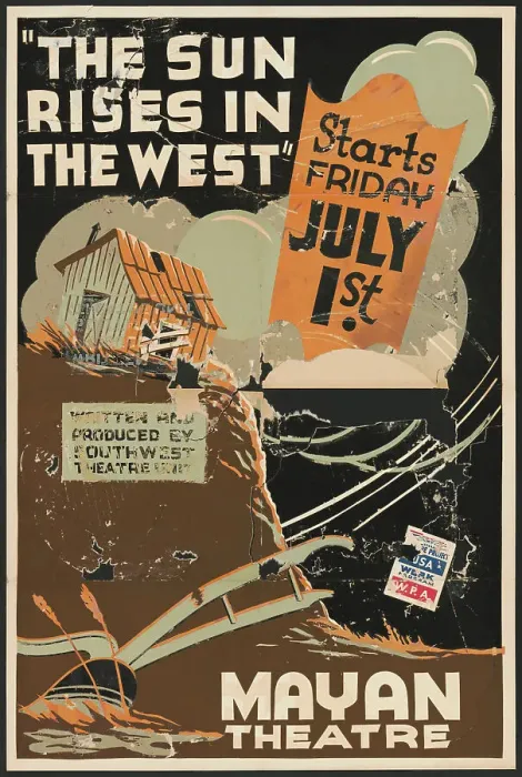 Framed Print : The Sun Rises in the West, Los Angeles, 1938. Creator: Unknown Framed Print : The Sun Rises in the West, Los Angeles, 1938. Creator: Unknown