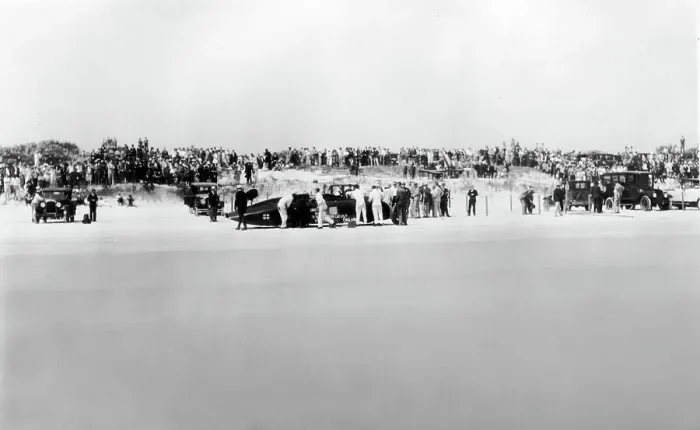 Framed Print : Sunbeam 1000hp World Land speed record attempt at Daytona 1927 Framed Print : Sunbeam 1000hp World Land speed record attempt at Daytona 1927