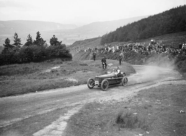 Sunbeam Coppa Florio type of Malcolm Campbell competing in the Caerphilly Hillclimb, Wales, 1923