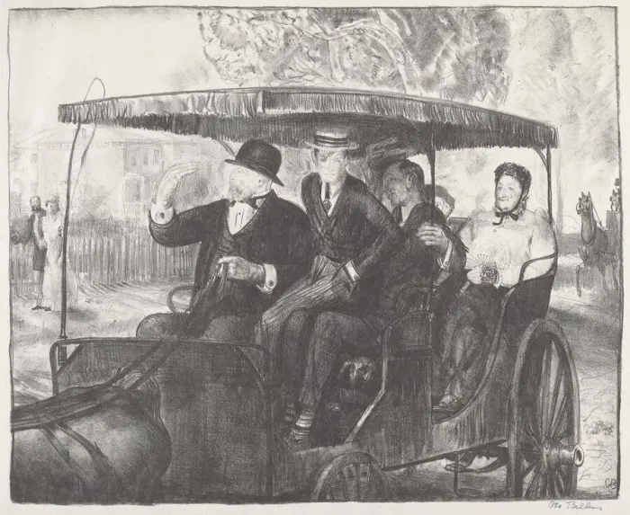 Framed Print : Sunday 1897, 1921. Creator: George Wesley Bellows Framed Print : Sunday 1897, 1921. Creator: George Wesley Bellows