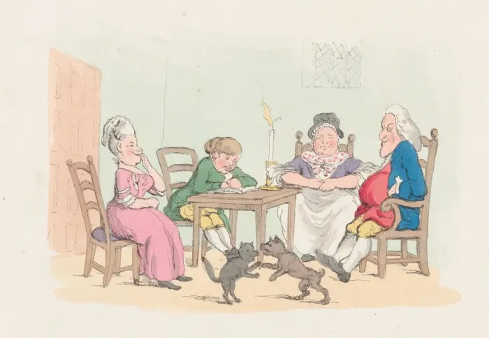 Framed Print : Sunday Evening, May 21, 1803. May 21, 1803. Creator: Thomas Rowlandson Framed Print : Sunday Evening, May 21, 1803. May 21, 1803. Creator: Thomas Rowlandson