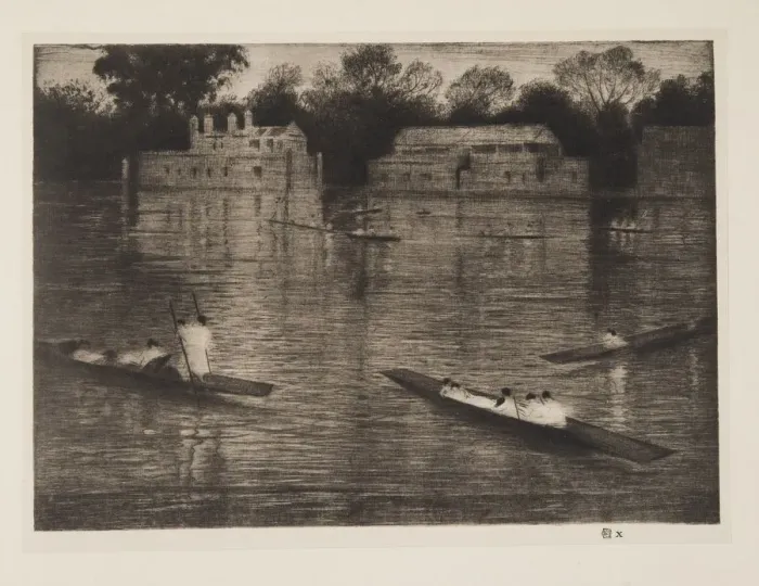 Framed Print : Sunday Evening, pub. 1926. Creator: Christopher Richard Wynne Nevinson (1889 – Framed Print : Sunday Evening, pub. 1926. Creator: Christopher Richard Wynne Nevinson (1889 –