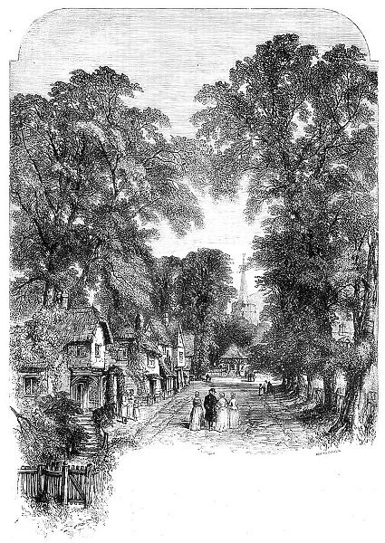 Sunday Morning; from 'The Lump of Gold', by Charles MacKay, drawn by Samuel Read, 1856. Creator: Edmund Evans. Sunday Morning; from 'The Lump of Gold', by Charles MacKay, drawn by Samuel Read, 1856. Creator: Edmund Evans