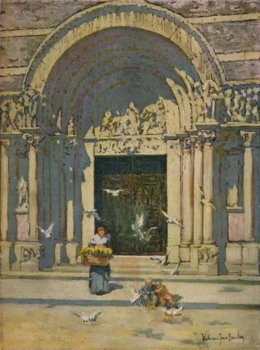Framed Print : Sunlight on St. Bartholomew s, c1917. Artist: William Jean Beauley Framed Print : Sunlight on St. Bartholomew s, c1917. Artist: William Jean Beauley