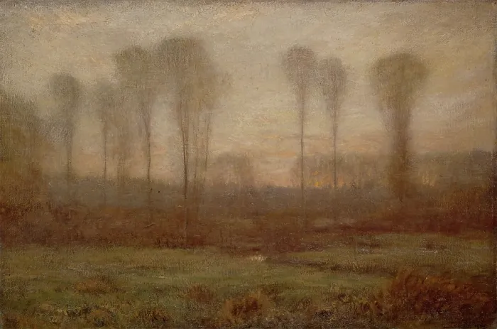 Framed Print : Before Sunrise, June, 1905. Creator: Dwight William Tryon Framed Print : Before Sunrise, June, 1905. Creator: Dwight William Tryon