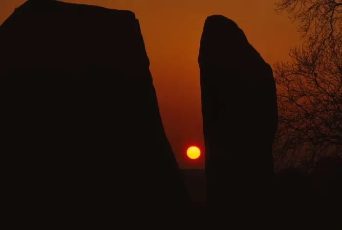 Framed Print : Sunrise, Megalithic circle, Avebury, Wiltshire, 20th century. Artist: CM Dixon Framed Print : Sunrise, Megalithic circle, Avebury, Wiltshire, 20th century. Artist: CM Dixon