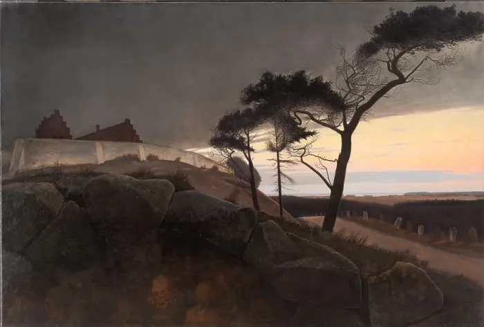 Framed Print : After Sunset, 1899. Creator: Laurits Andersen Ring Framed Print : After Sunset, 1899. Creator: Laurits Andersen Ring