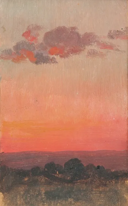 Framed Print : Sunset, between 1904-1908. Creator: Jan Stanislawski Framed Print : Sunset, between 1904-1908. Creator: Jan Stanislawski