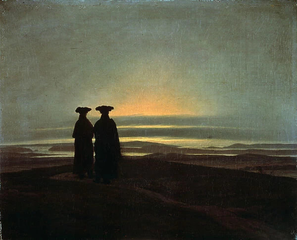 Sunset (Brothers), between 1830 and 1835. Artist: Caspar David Friedrich