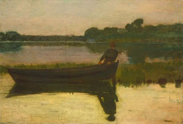 Framed Print : Sunset, c. 1875. Creator: Winslow Homer Framed Print : Sunset, c. 1875. Creator: Winslow Homer