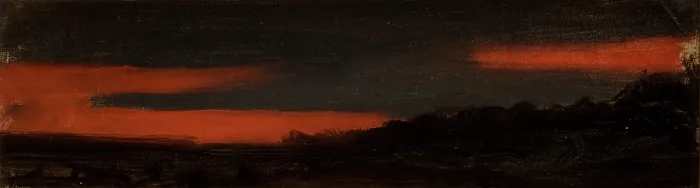 Framed Print : Sunset, c1880. Creator: Adam Chmielowski Framed Print : Sunset, c1880. Creator: Adam Chmielowski