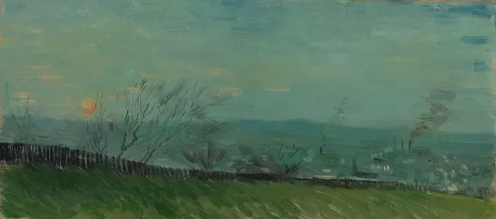 Framed Print : Sunset in Montmartre, 1887. Creator: Gogh, Vincent, van (1853-1890) Framed Print : Sunset in Montmartre, 1887. Creator: Gogh, Vincent, van (1853-1890)