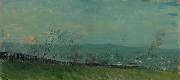 Sunset in Montmartre, 1887. Creator: Gogh, Vincent, van (1853-1890)