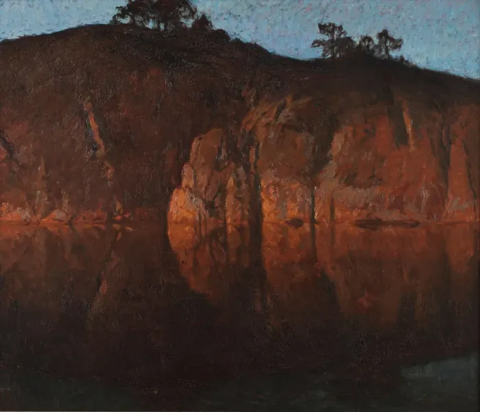 Framed Print : After Sunset. Motif from the Archipelago, 1907. Creator: Gottfrid Kallstenius Framed Print : After Sunset. Motif from the Archipelago, 1907. Creator: Gottfrid Kallstenius