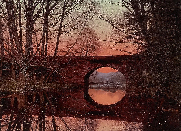 Sunset, Palmer Bridge, New York, c1900. Creator: Unknown