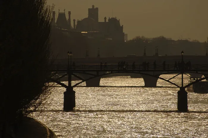 Framed Print : Sunset, River Seine, Paris, France, 2008. Creator: LTL Framed Print : Sunset, River Seine, Paris, France, 2008. Creator: LTL