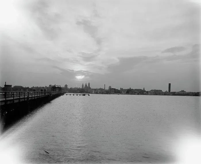 Framed Print : Sunset at St. Augustine, Fla. 1902. Creator: Unknown Framed Print : Sunset at St. Augustine, Fla. 1902. Creator: Unknown