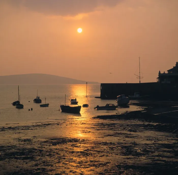 Framed Print : Sunset, Weston-Super-Mare, Somerset Framed Print : Sunset, Weston-Super-Mare, Somerset
