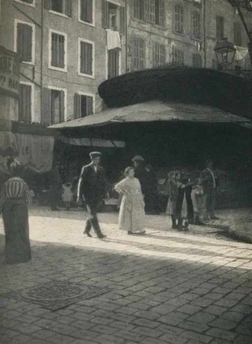 Framed Print : Sunshine and Shadow, Marseilles, c1927, (1927). Artist: Reginald Belfield Framed Print : Sunshine and Shadow, Marseilles, c1927, (1927). Artist: Reginald Belfield
