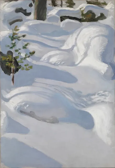 Framed Print : Sunshine on Snow, 1906. Creator: Akseli Gallen-Kallela Framed Print : Sunshine on Snow, 1906. Creator: Akseli Gallen-Kallela