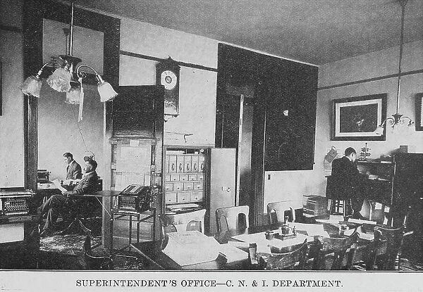 Superintendent's office- C. N. & I. Department, 1915. Creator: Unknown. Superintendent's office- C. N. & I. Department, 1915. Creator: Unknown