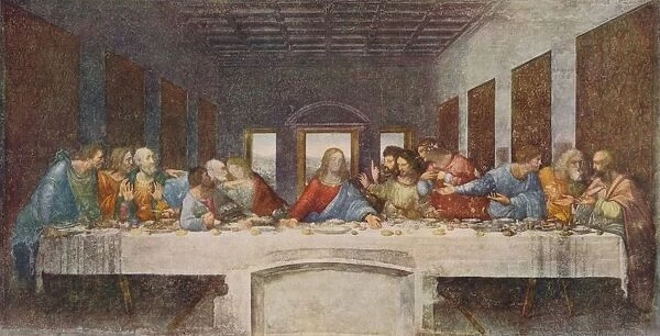 The Last Supper, 1494-1498. Artist: Leonardo da Vinci