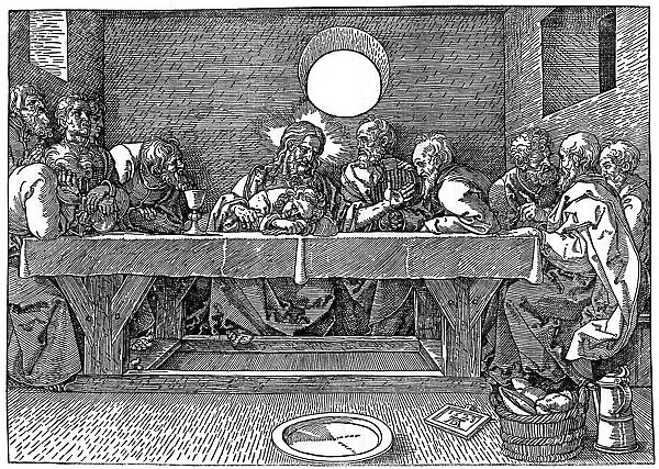 The Last Supper, 1523, (1936). Artist: Albrecht Durer