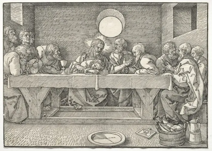 Framed Print : The Last Supper, 1523. Creator: Albrecht Dürer (German, 1471-1528) Framed Print : The Last Supper, 1523. Creator: Albrecht Dürer (German, 1471-1528)