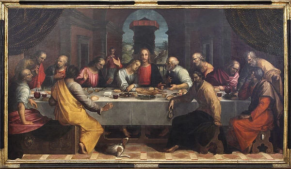 The Last Supper, 1604. Creator: Cantagallina, Remigio (1582  /  83-1656)