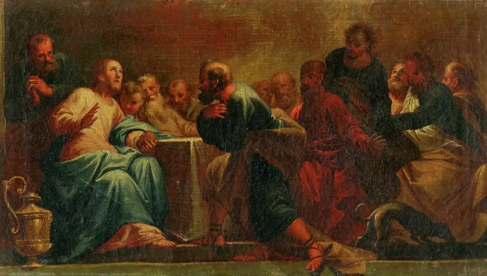 Framed Print : The Last Supper, 1770-1790. Creator: Unknown Framed Print : The Last Supper, 1770-1790. Creator: Unknown