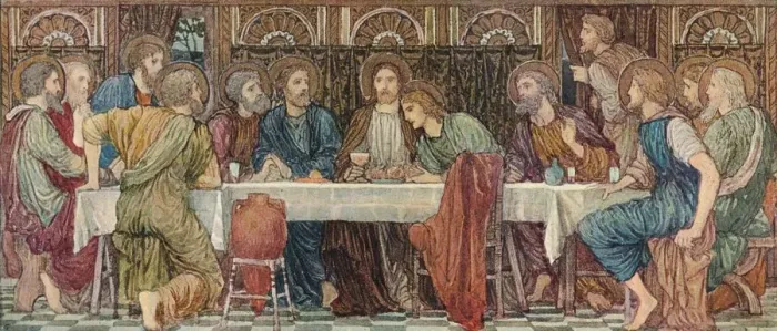 Framed Print : The Last Supper, 1898. Artist: Henry Holiday Framed Print : The Last Supper, 1898. Artist: Henry Holiday