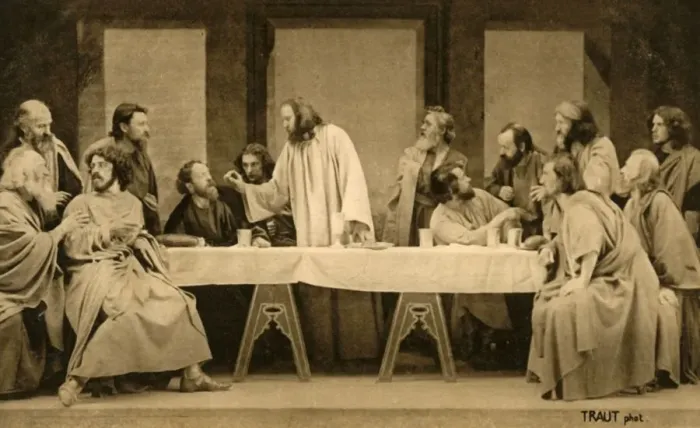 Framed Print : The Last Supper, 1922. Creator: Henry Traut Framed Print : The Last Supper, 1922. Creator: Henry Traut