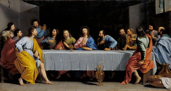 The Last Supper. Artist: Champaigne, Philippe, de (1602-1674)