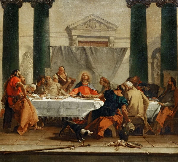 The Last Supper. Artist: Tiepolo, Giambattista (1696-1770)