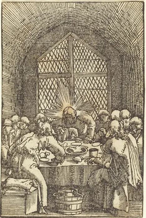Framed Print : The Last Supper, c. 1513. Creator: Albrecht Altdorfer Framed Print : The Last Supper, c. 1513. Creator: Albrecht Altdorfer