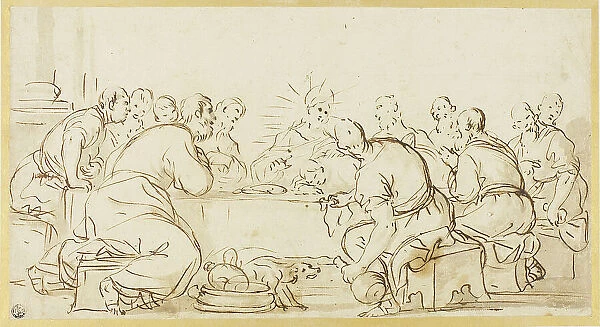 Last Supper, c.1685. Creator: Luca Giordano
