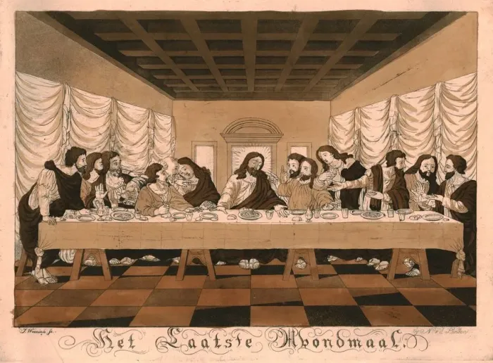 Framed Print : The Last Supper. Creator: Wienink