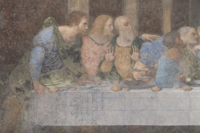 Framed Print : The Last Supper (Detail), 1495-1498 Framed Print : The Last Supper (Detail), 1495-1498