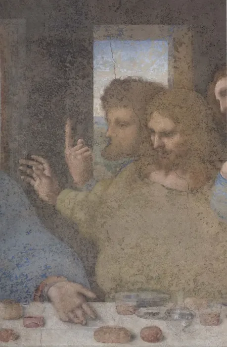 Framed Print : The Last Supper (Detail), 1495-1498 Framed Print : The Last Supper (Detail), 1495-1498